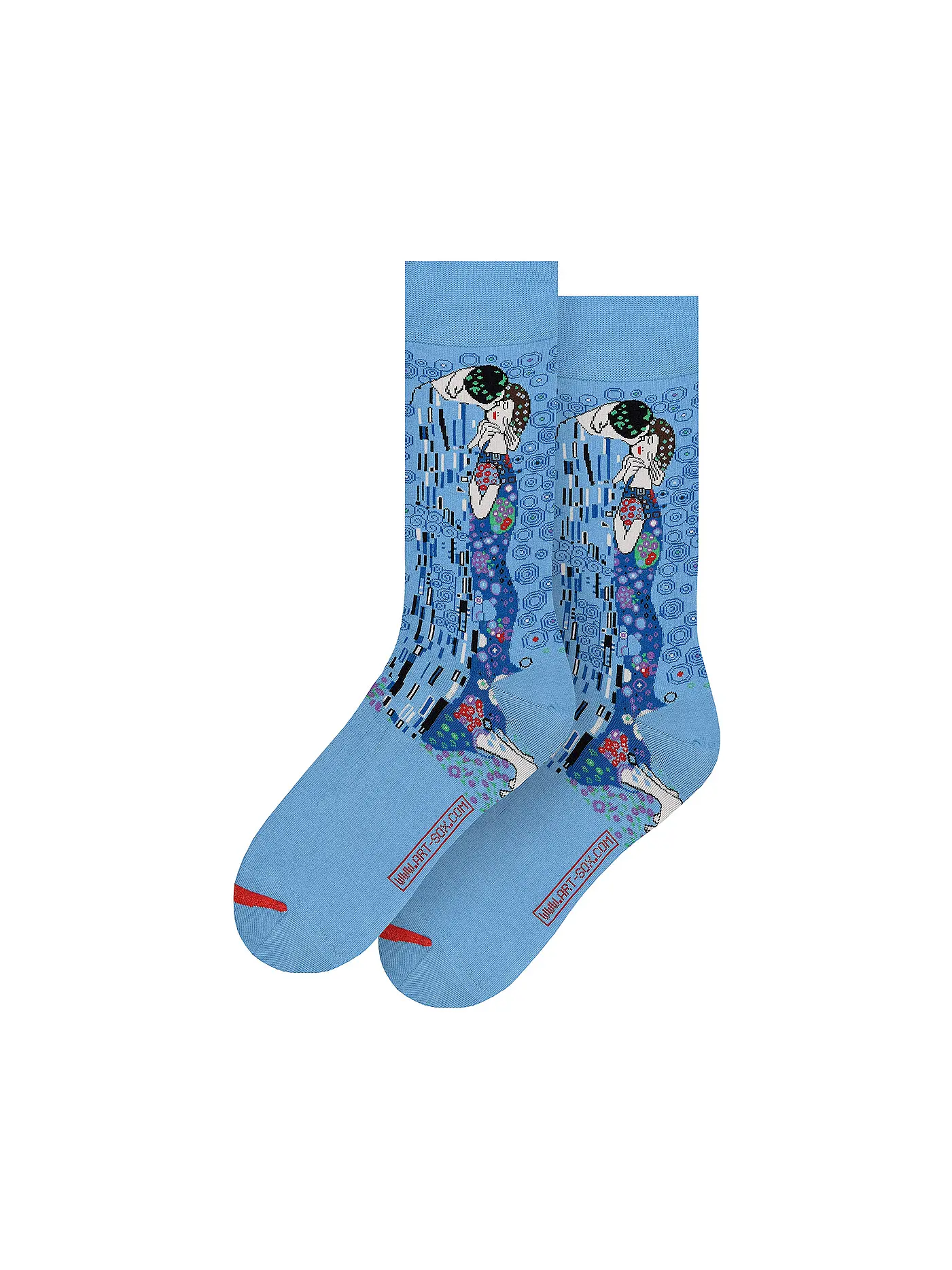 MUSEARTA | Herren Socken DER KUSS - GUSTAV KLIMT blue (40-46) | 